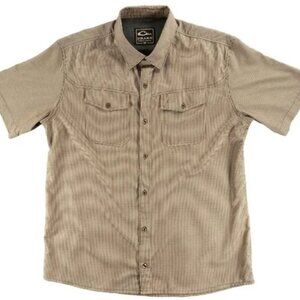 Drake Waterfowl Systems Tan  Shooters Short Sleeve Shirt Men